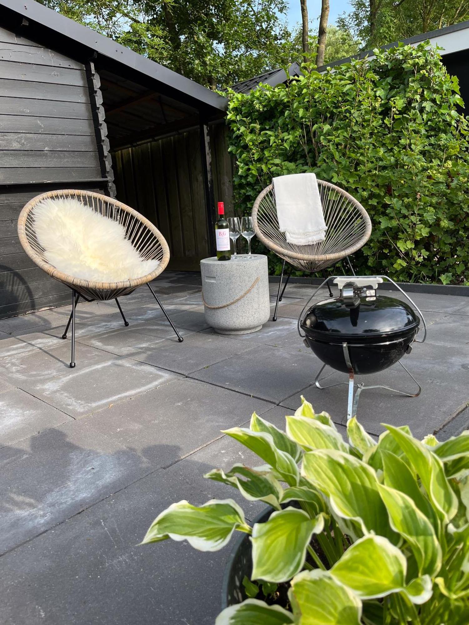Luxe En Ruim Chalet Met Airco Bij Leekstermeer Matsloot Kültér fotó